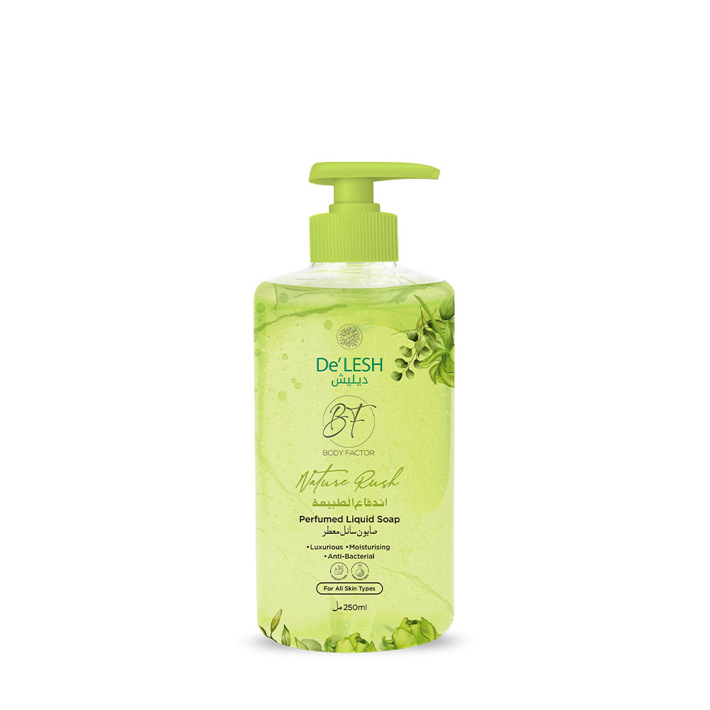 Delesh Body Factor Perfumed Liquid Soap - Nature Rush