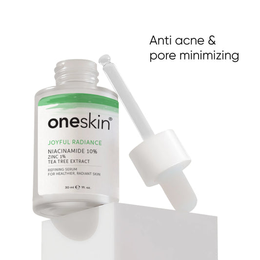 Oneskin Joyful Radiance - Niacinamide 10%, Zinc 1%, Tea Tree Extract - 30ml