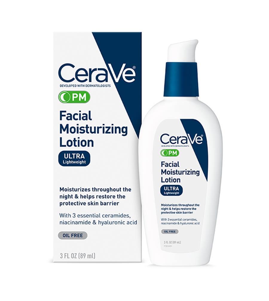 CeraVe PM Facial Moisturizing Lotion with Sunscreen