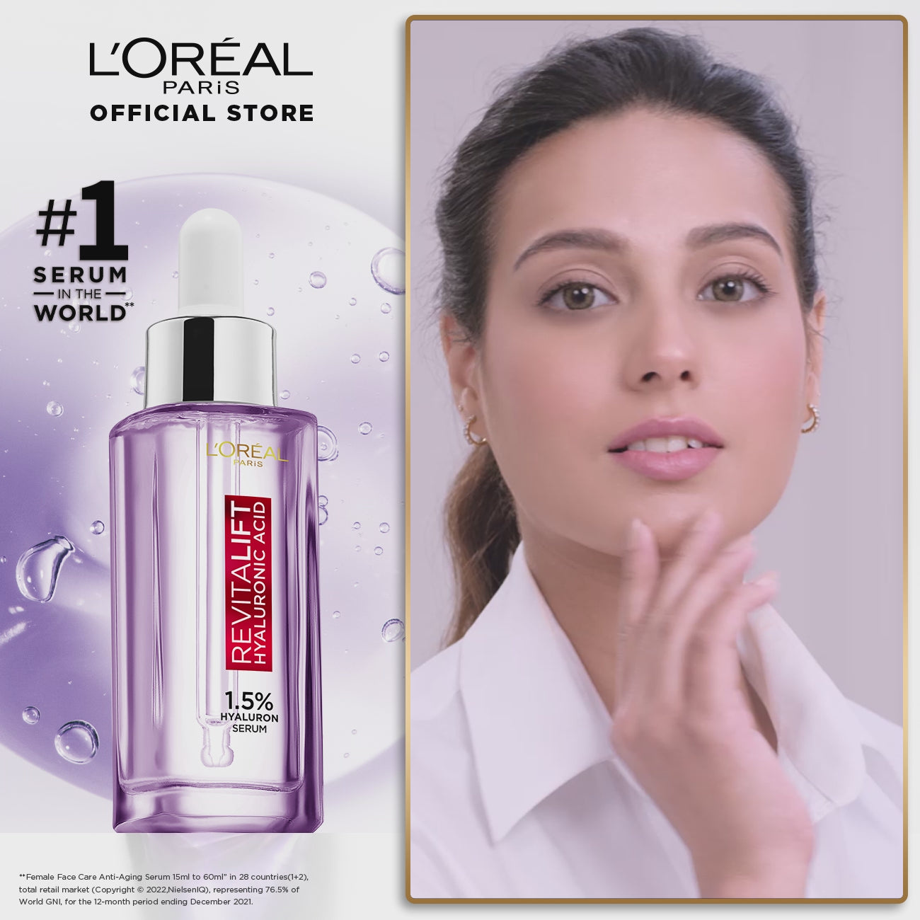 L'Oreal Paris Revitalift Hyaluronic Acid 1.5% Anti-Aging Serum - 30ml