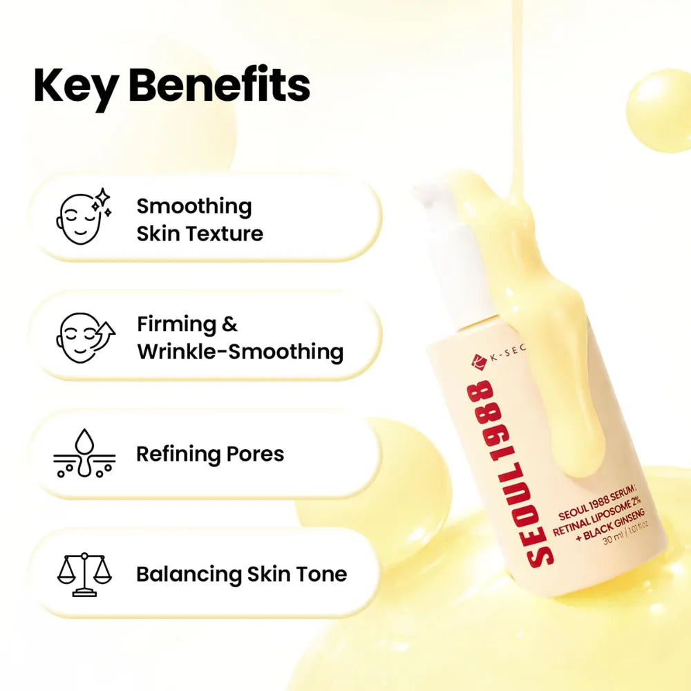 K-Secret SEOUL 1988 Serum Retinal Liposome 2% + Black Ginseng