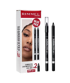 Rimmel Promo Scandle Eyes 24H Pencil - 001 Black 2Pcs