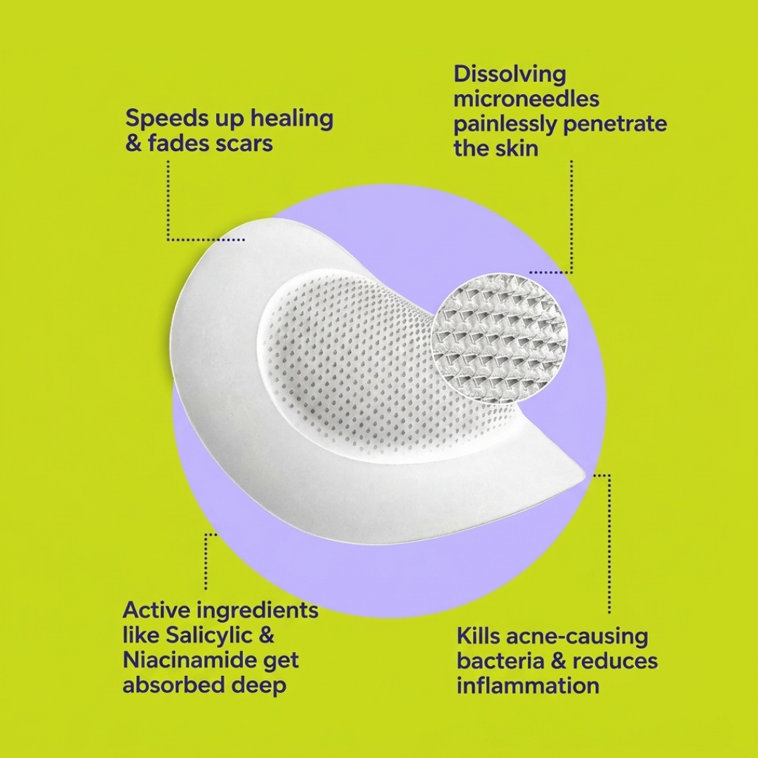 Fundamentals Get the Zit out Microneedle Pimple Patches