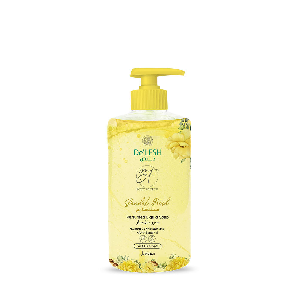 Delesh Body Factor Perfumed Liquid Soap - Sandal Fresh