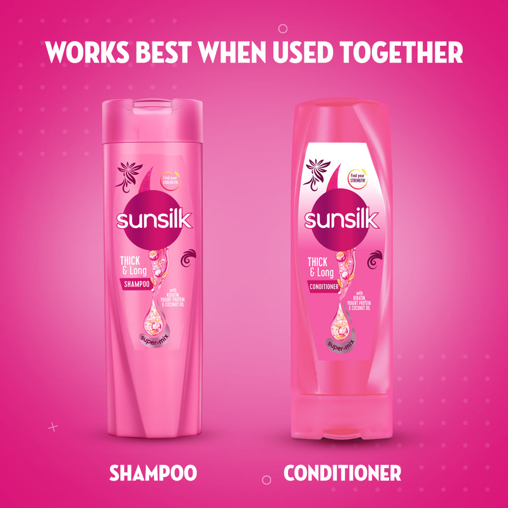 Sunsilk Thick & Long Shampoo - 360ml