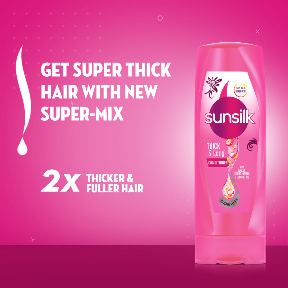 Sunsilk Thik & Long Conditioner – 180ml