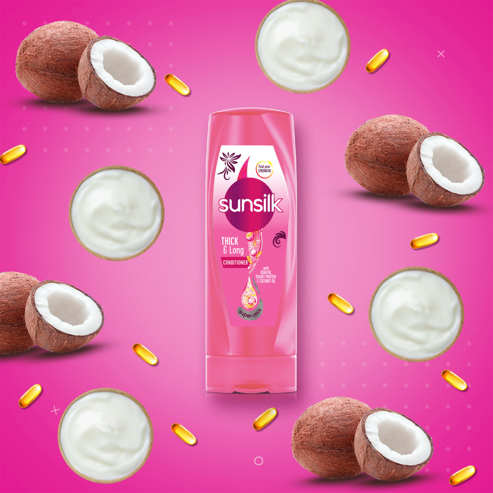 Sunsilk Thik & Long Conditioner – 180ml