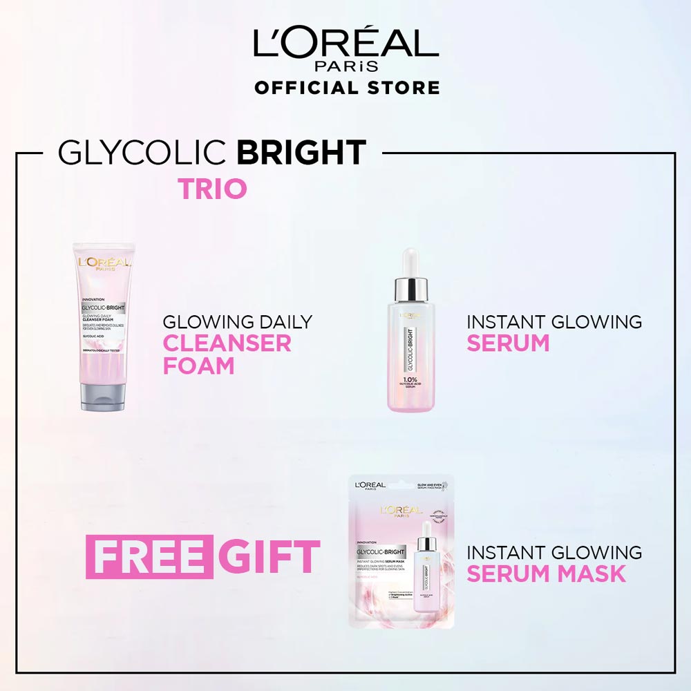 Loreal Paris Glycolic Bright Trio