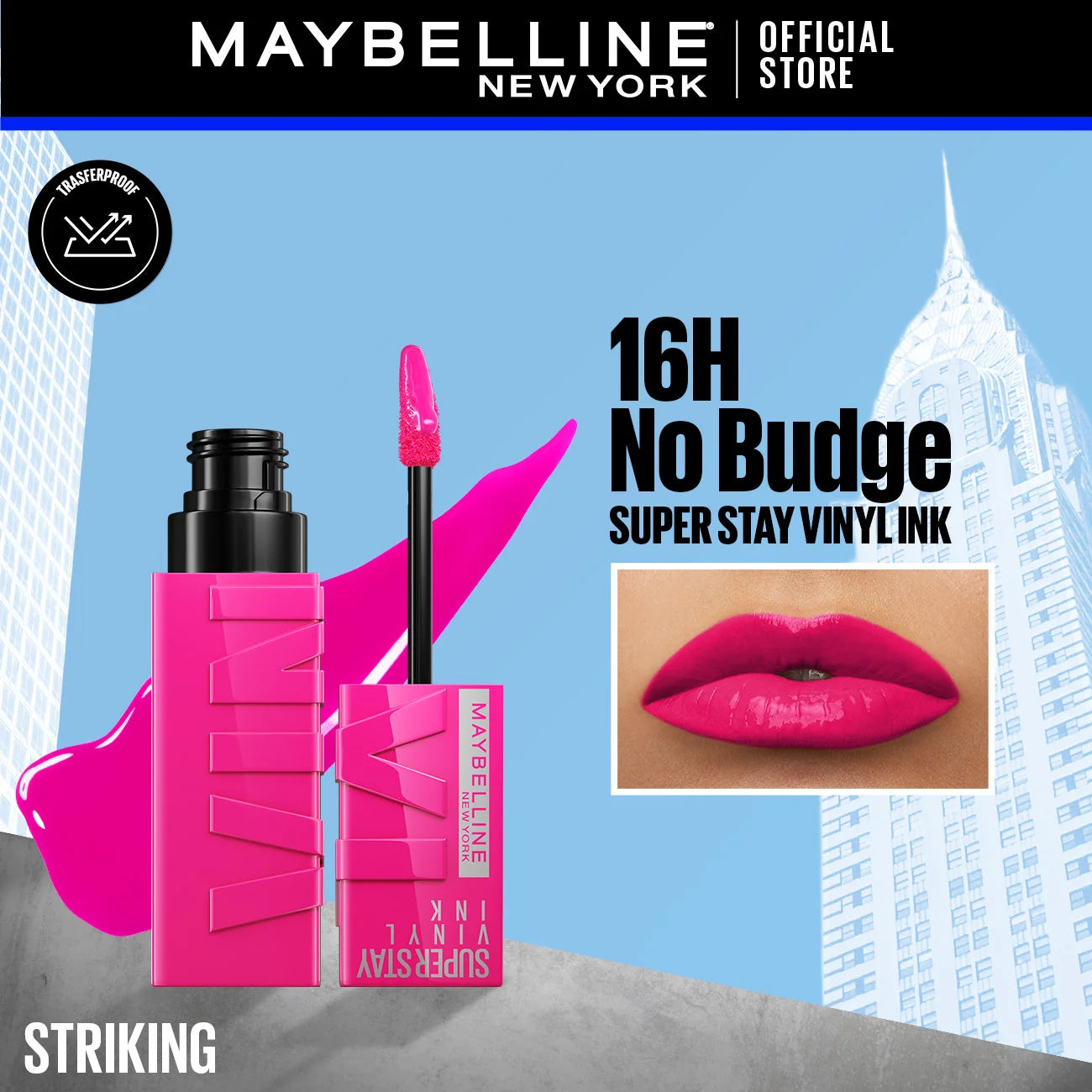 Maybelline NY Super Stay Vinyl Ink Longwear Liquid Lipcolor