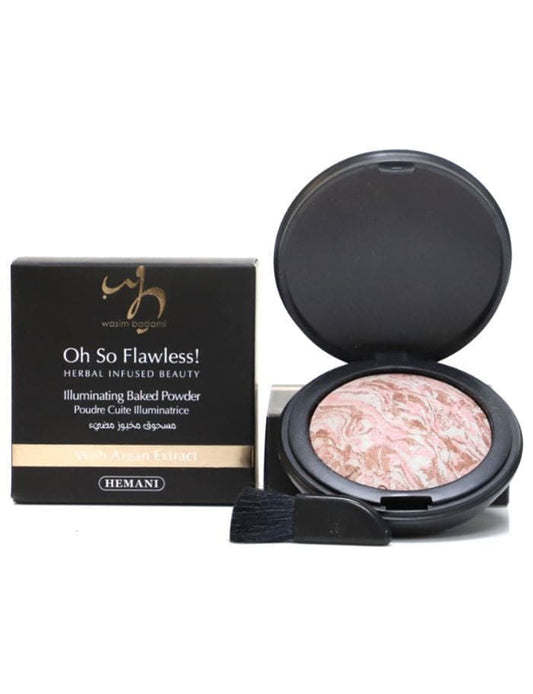 Hemani Herbal Infused Beauty Illuminating Baking Powder 218 Toasted Luminance - Premium  from Hemani - Just Rs 1545.00! Shop now at Cozmetica