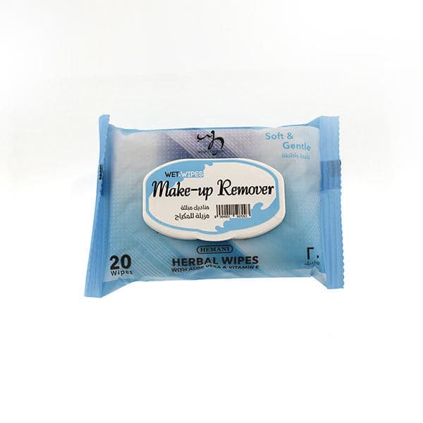 Hemani Make-Up Remover Wet Wipes - Premium  from Hemani - Just Rs 530.00! Shop now at Cozmetica