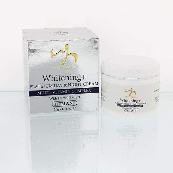 Hemani Whitening+ Platinum Day & Night Cream - Premium Gel / Cream from Hemani - Just Rs 1225! Shop now at Cozmetica