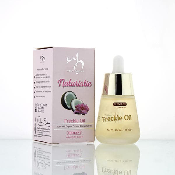 Hemani Naturistic Freckle Oil - Premium Natural Oil from Hemani - Just Rs 1085! Shop now at Cozmetica