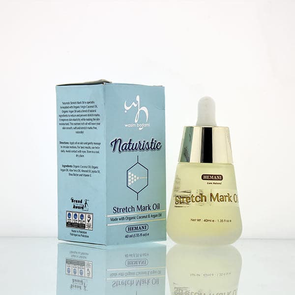 Hemani Naturistic Stretch Mark Oil - Premium  from Hemani - Just Rs 1125.00! Shop now at Cozmetica