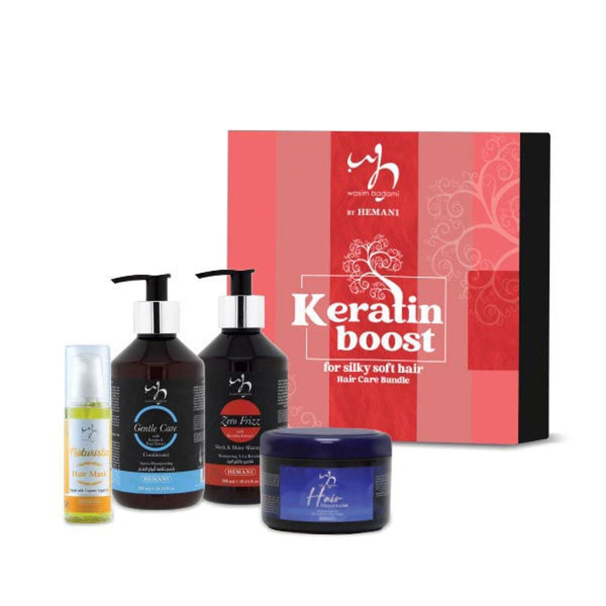 Hemani Keratin Boost Hair Care Set - Premium  from Hemani - Just Rs 3560.00! Shop now at Cozmetica