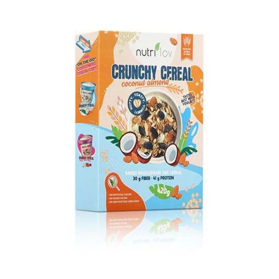 Hemani Nutrilov Crunchy Cereal Coconut Almond 420G - Premium  from Hemani - Just Rs 1155.00! Shop now at Cozmetica