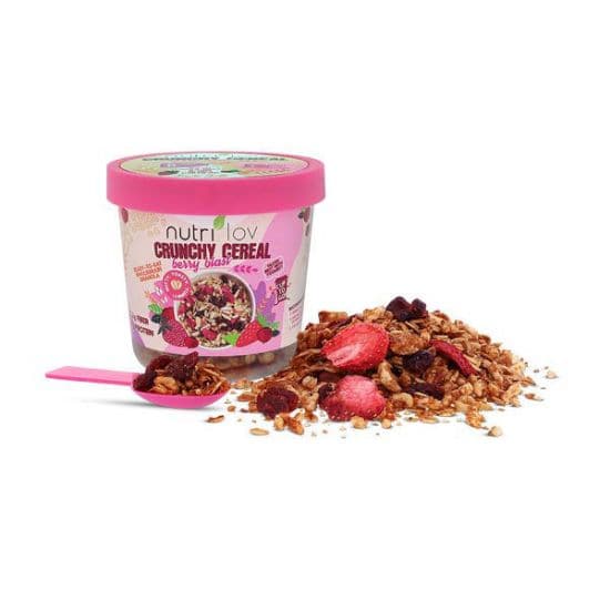 Hemani Nutrilov Crunchy Cereal Berry Blast 70G - Premium  from Hemani - Just Rs 305.00! Shop now at Cozmetica