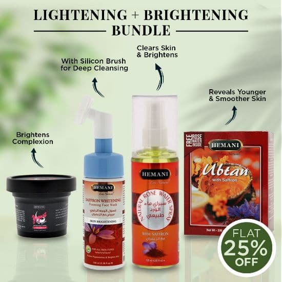 Hemani Lightening + Brightening Bundle - Premium  from Hemani - Just Rs 1360.00! Shop now at Cozmetica