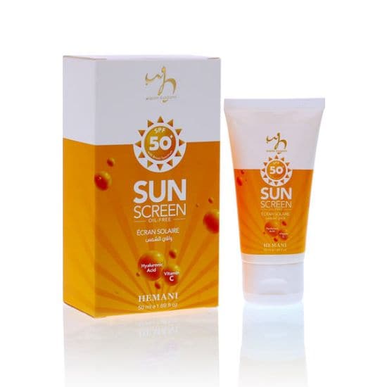 Hemani Oil-Free Sunscreen Spf 50+ With Vitamin C And Hyaluronic Acid 50Ml - Premium Sunblock from Hemani - Just Rs 1710! Shop now at Cozmetica