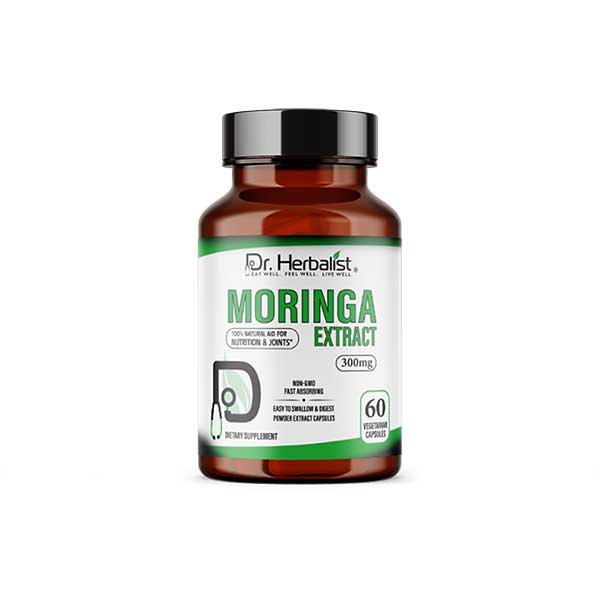 Dr. Herbalist Moringa 300Mg Dietary Supplement - Premium  from Hemani - Just Rs 1325.00! Shop now at Cozmetica