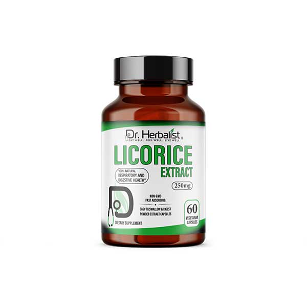 Dr. Herbalist Licorice 250Mg Dietary Supplement - Premium  from Hemani - Just Rs 1325.00! Shop now at Cozmetica