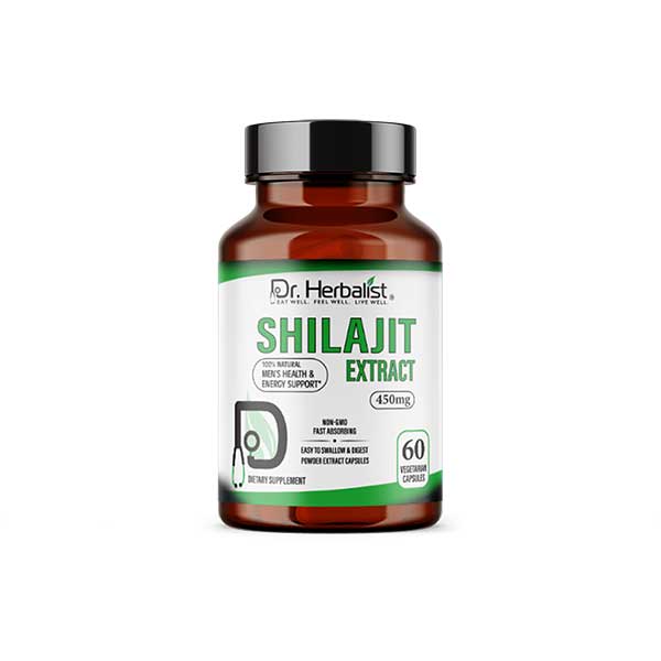 Dr. Herbalist Shilajit 450Mg Dietary Supplement - Premium  from Hemani - Just Rs 1325.00! Shop now at Cozmetica