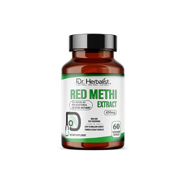 Dr. Herbalist Red Methi 450Mg Dietary Supplement - Premium  from Hemani - Just Rs 1325.00! Shop now at Cozmetica