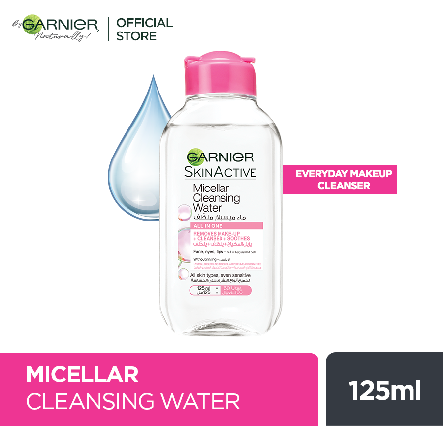 Garnier Skin Active Micellar Cleansing Water - 125ml - Premium Makeup Removers from Garnier - Just Rs 262! Shop now at Cozmetica