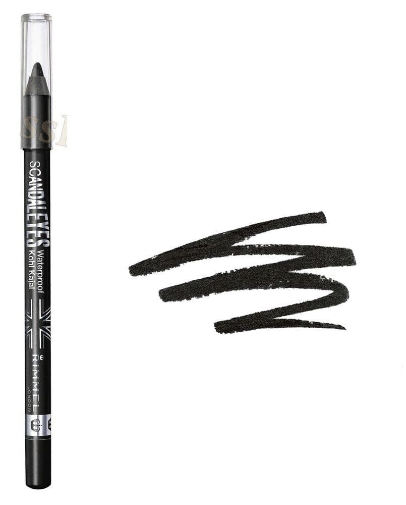 Rimmel Scandaleyes Waterproof Kohl Kajal Liner - Black - Premium Eye Pencil from Rimmel London - Just Rs 2250! Shop now at Cozmetica