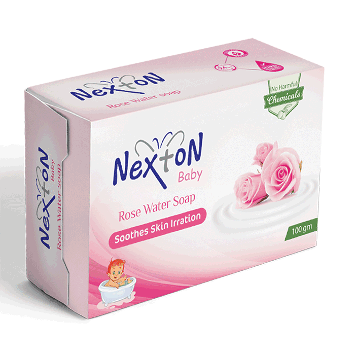 Nexton Baby Soap Rose Water - Premium Facial Cleansers from Nexton - Just Rs 225! Shop now at Cozmetica