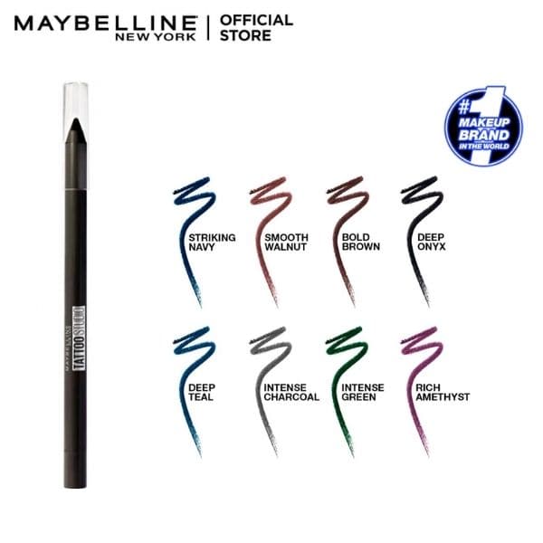 Maybelline New York Tattoo Studio Gel Pencil Liner - Premium Eyeliner from Maybelline - Just Rs 1597! Shop now at Cozmetica