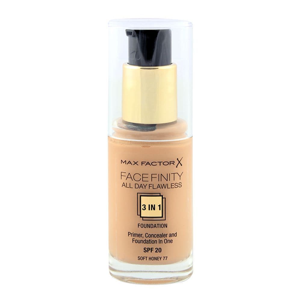 Max Factor Facefinity 3-In-1 Foundation - Soft Honey 77 - Premium Health & Beauty from Max Factor - Just Rs 6310! Shop now at Cozmetica