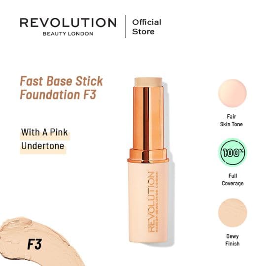 Makeup Revolution Fast Base Stick Foundation - Premium Foundation from Makeup Revolution - Just Rs 2700! Shop now at Cozmetica