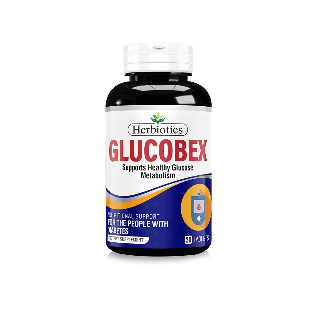 Herbiotics Glucobex - 30 Tablets - Premium Health & Beauty from Herbiotics - Just Rs 950.00! Shop now at Cozmetica