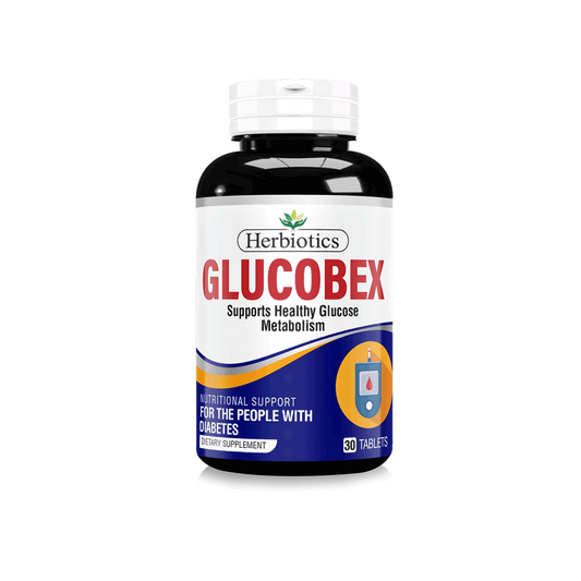 Herbiotics Glucobex - 30 Tablets - Premium Health & Beauty from Herbiotics - Just Rs 950.00! Shop now at Cozmetica