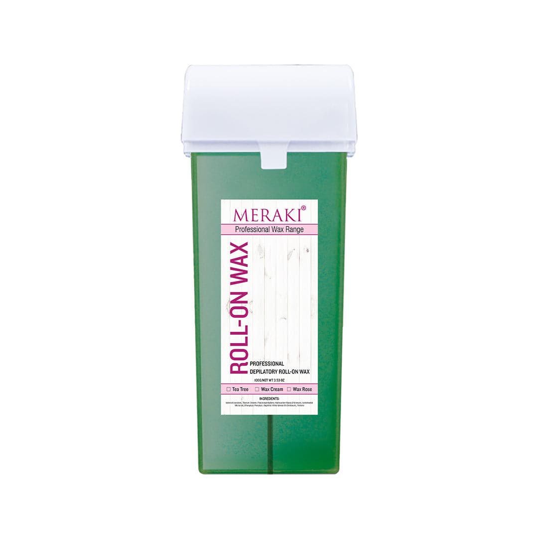 Meraki Roll On Wax Cartridge Depilatory Wax Roller Tea Tree 100Ml - Premium  from Salon Designers - Just Rs 480! Shop now at Cozmetica