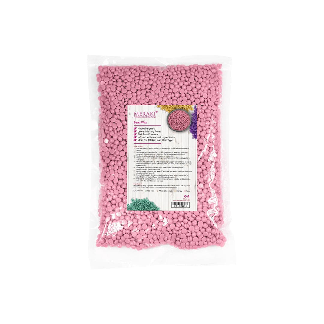 Meraki Beads Stripless Hair Removal Wax Rose 250G - Premium  from Salon Designers - Just Rs 1025! Shop now at Cozmetica