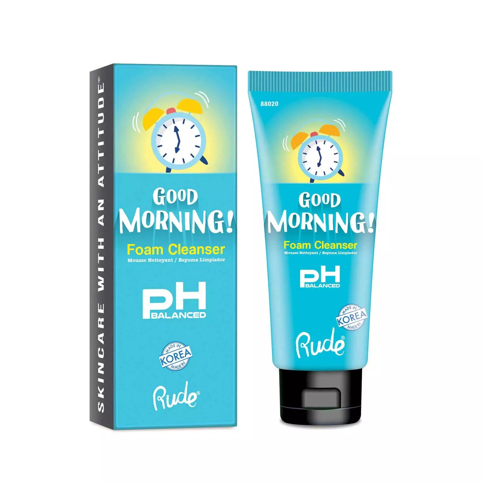 Rude Good Morning Foam Cleanser – Cozmetica