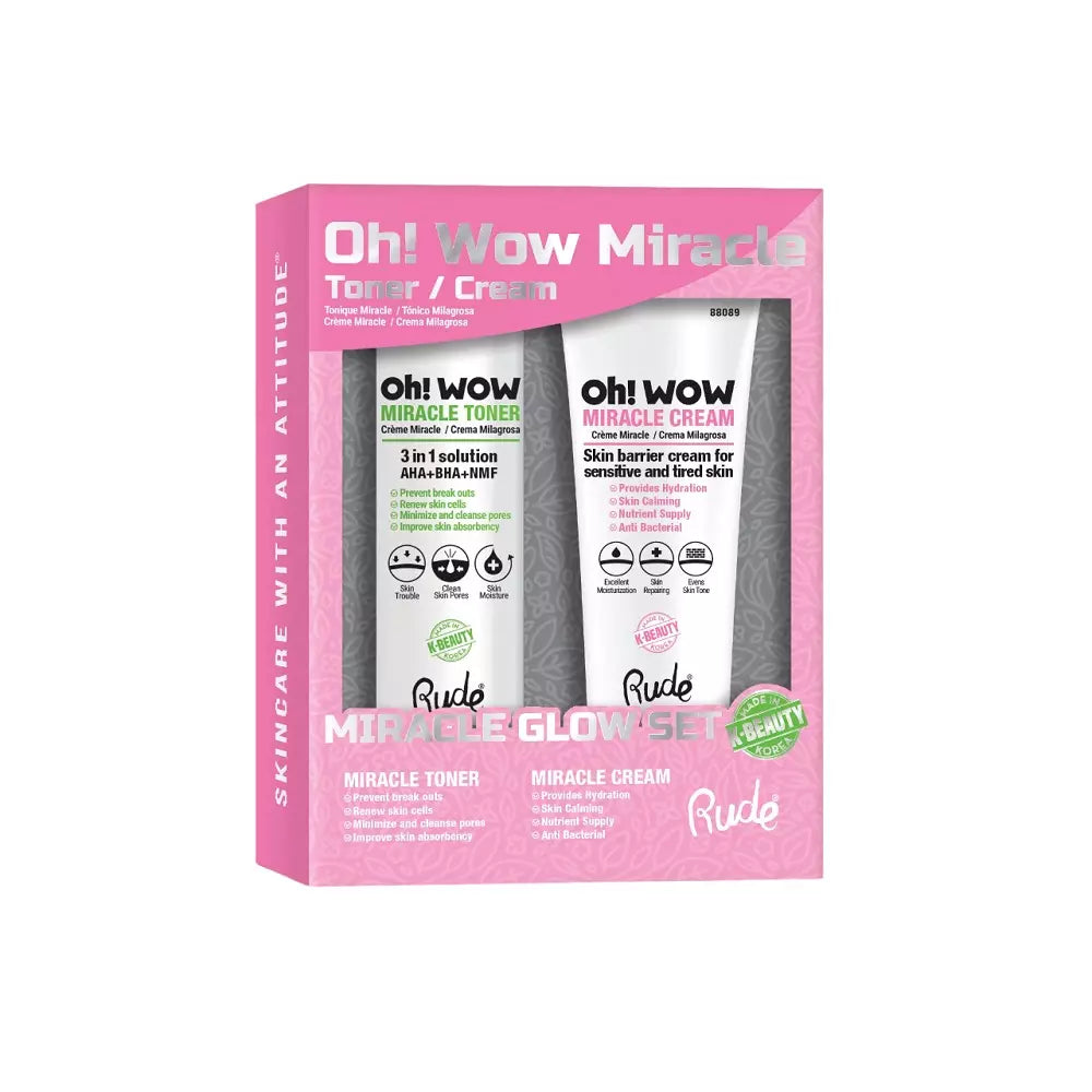 Rude Oh Wow! Miracle - Miracle Glow Set – Cozmetica