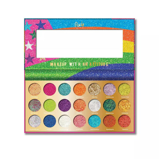 Rude United Shades of Glitter 21 Pressed Glitter Palette