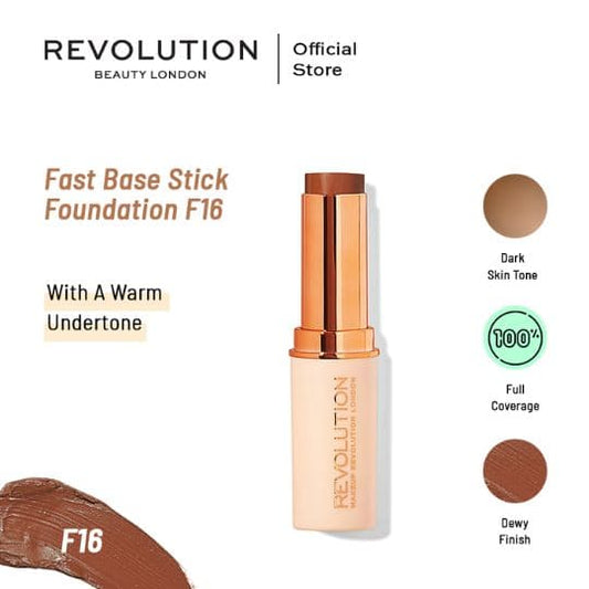 Makeup Revolution Fast Base Stick Foundation - Premium Foundation from Makeup Revolution - Just Rs 2700! Shop now at Cozmetica