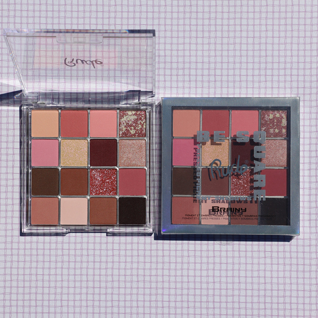 Rude Be Square Pressed Pigments & Shadows Palette