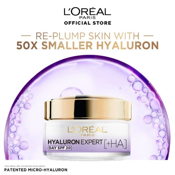 L'Oreal Paris Hyaluron Expert Replumping Moisturizing Day Cream SPF 20 - 50ml - Premium Lotion & Moisturizer from Loreal Paris - Just Rs 1487! Shop now at Cozmetica