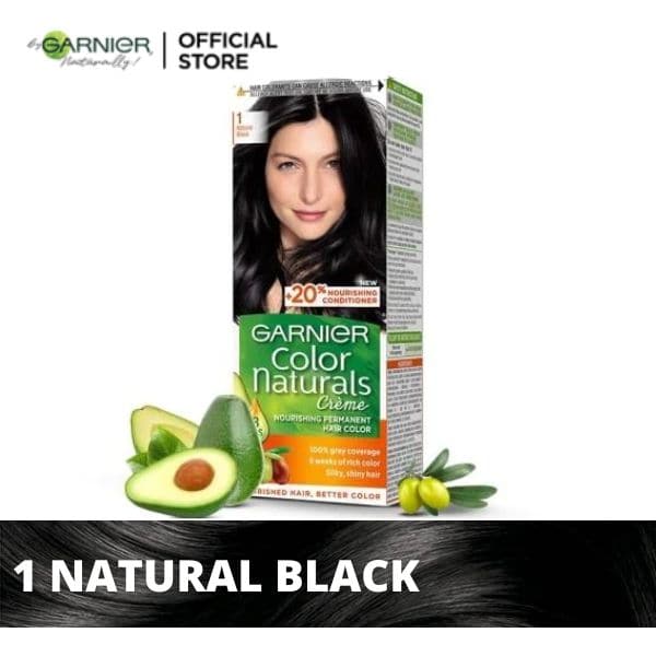 Garnier Color Naturals - 1 Natural black - Premium Hair Color from Garnier - Just Rs 849! Shop now at Cozmetica