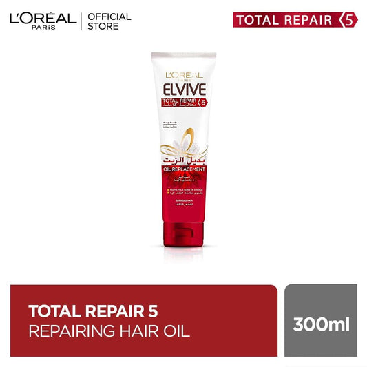 Loreal Paris Elvive Total Repair 5 Oil Replacement - 300ml - Premium Hair Care from Elvive - Just Rs 799.00! Shop now at Cozmetica