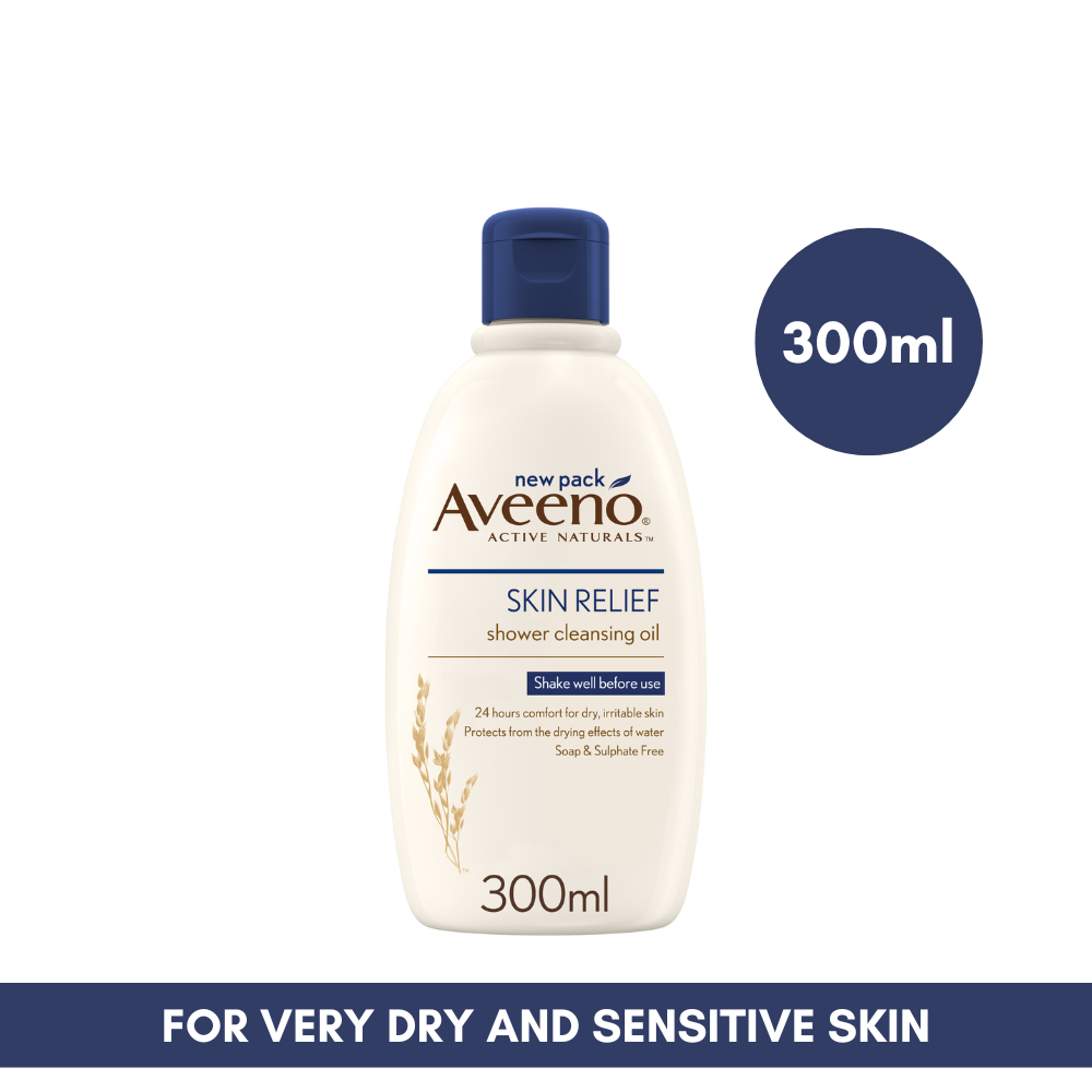 Aveeno Shower Oil Skin Relief - 300ml - Premium Lotion & Moisturizer from Aveeno - Just Rs 2565! Shop now at Cozmetica