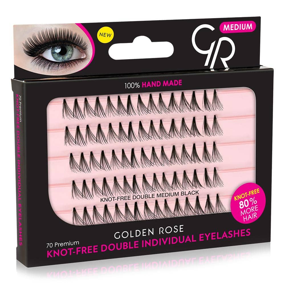 Golden Rose Knot-Free Double Individual Eyelashes - Premium  from Golden Rose - Just Rs 3529! Shop now at Cozmetica