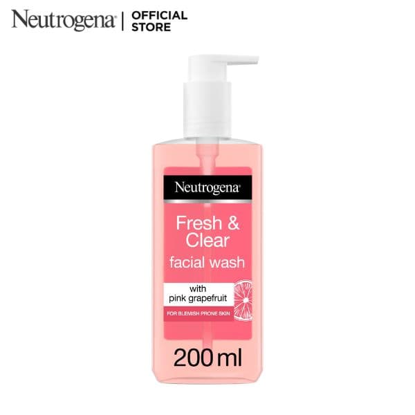 Neutrogena Fresh & Clear Pink Grapefruit Facial Wash - 200ml - Premium Facial Cleansers from Neutrogena - Just Rs 1725.00! Shop now at Cozmetica