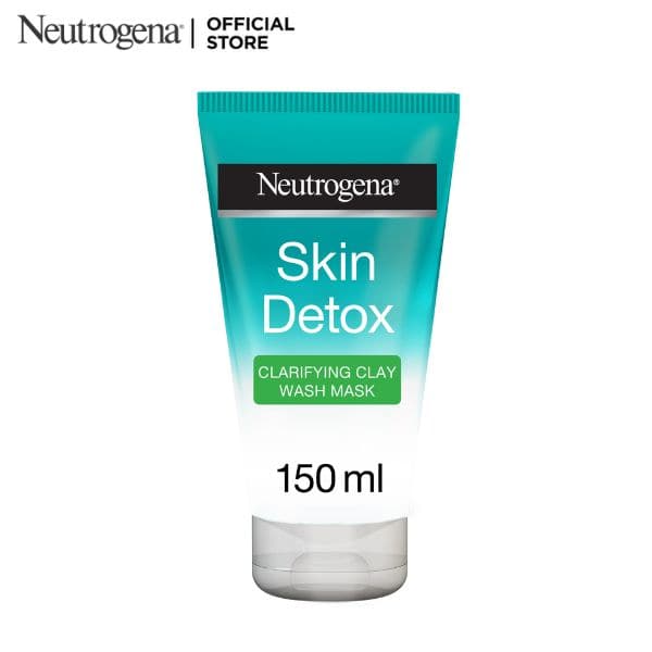 Neutrogena Skin Detox 2-in-1 Clay Wash Mask 150ml - Premium Facial Cleansers from Neutrogena - Just Rs 3500.00! Shop now at Cozmetica