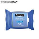 Neutrogena Makeup Remover Facial Wipes Deep Clean Pack Of 25 Wipes - Premium Makeup Removers from Neutrogena - Just Rs 1200.00! Shop now at Cozmetica